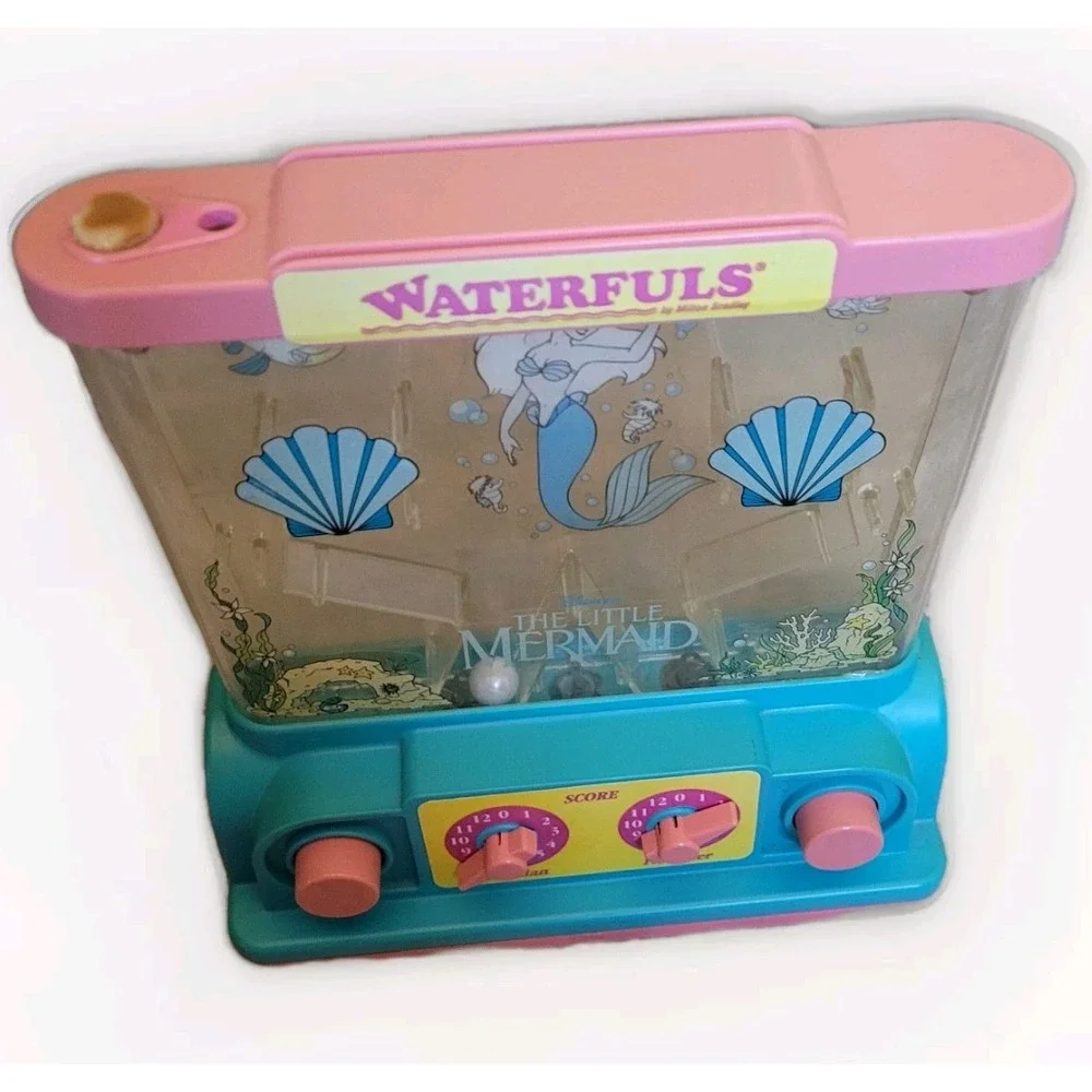 VINTAGE 1990's TOMY WATERFULS MILTON BRADLEY THE‎ LITTLE MERMAID WATER GAME